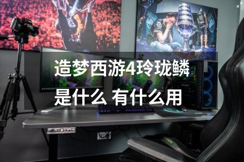 造梦西游4玲珑鳞是什么 有什么用-第1张-游戏信息-龙启网