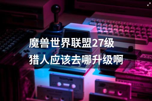 魔兽世界联盟27级猎人应该去哪升级啊-第1张-游戏信息-龙启网