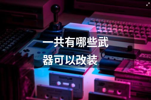 一共有哪些武器可以改装-第1张-游戏信息-龙启网
