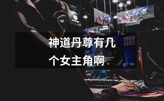 神道丹尊有几个女主角啊-第1张-游戏信息-龙启网