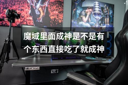 魔域里面成神是不是有个东西直接吃了就成神-第1张-游戏信息-龙启网