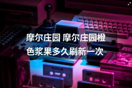 摩尔庄园 摩尔庄园橙色浆果多久刷新一次-第1张-游戏信息-龙启网