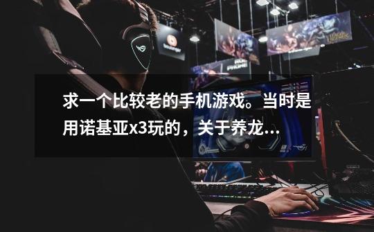 求一个比较老的手机游戏。当时是用诺基亚x3玩的，关于养龙的角色扮演游戏，有个场景是骑在龙身上飞，后-第1张-游戏信息-龙启网