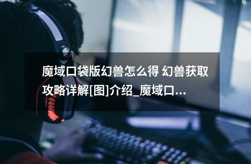 魔域口袋版幻兽怎么得 幻兽获取攻略详解[图]介绍_魔域口袋版幻兽怎么得 幻兽获取攻略详解[图]是什么-第1张-游戏信息-龙启网