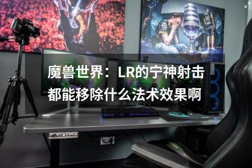 魔兽世界:LR的宁神射击都能移除什么法术效果啊-第1张-游戏信息-龙启网