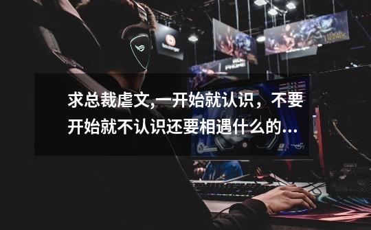 求总裁虐文,一开始就认识,不要开始就不认识还要相遇什么的最好不要,就类似于明珠还的《总裁的女人》一样-第1张-游戏信息-龙启网