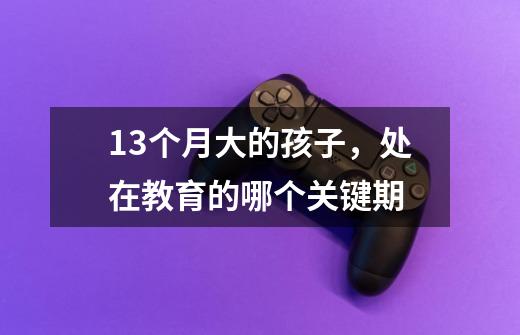 13个月大的孩子,处在教育的哪个关键期-第1张-游戏信息-龙启网