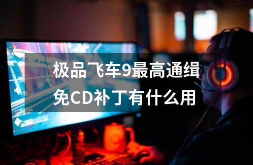 极品飞车9最高通缉免CD补丁有什么用-第1张-游戏信息-龙启网
