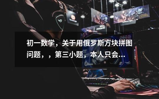 初一数学，关于用俄罗斯方块拼图问题，，第三小题，本人只会用六种拼，，有没有人能拼七种的，，，高分悬-第1张-游戏信息-龙启网