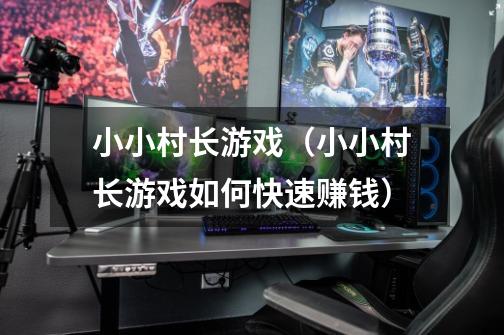 小小村长游戏(小小村长游戏如何快速赚钱)-第1张-游戏信息-龙启网