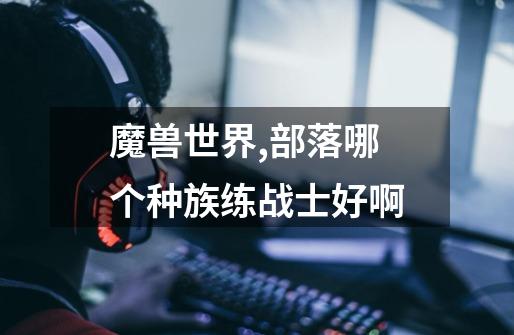 魔兽世界,部落哪个种族练战士好啊-第1张-游戏信息-龙启网