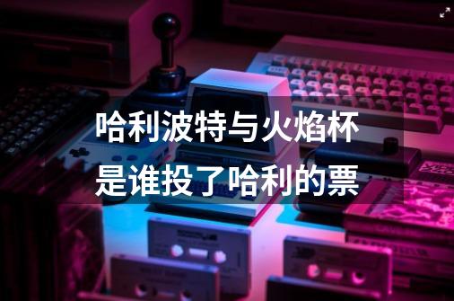 哈利波特与火焰杯是谁投了哈利的票-第1张-游戏信息-龙启网