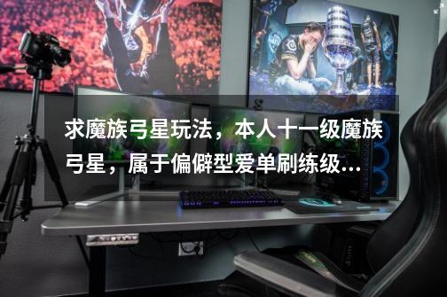 求魔族弓星玩法，本人十一级魔族弓星，属于偏僻型爱单刷练级。来个高手告诉我该怎么练级快，怎么玩这职业-第1张-游戏信息-龙启网