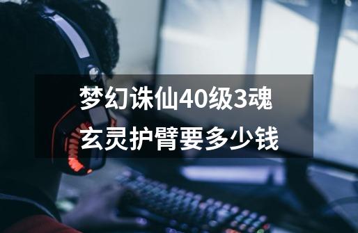 梦幻诛仙40级3魂玄灵护臂要多少钱-第1张-游戏信息-龙启网