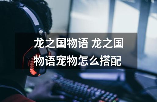 龙之国物语 龙之国物语宠物怎么搭配-第1张-游戏信息-龙启网