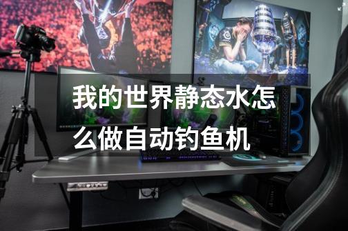 我的世界静态水怎么做自动钓鱼机-第1张-游戏信息-龙启网