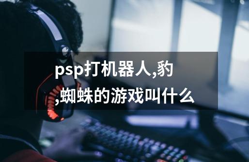 psp打机器人,豹,蜘蛛的游戏叫什么-第1张-游戏信息-龙启网