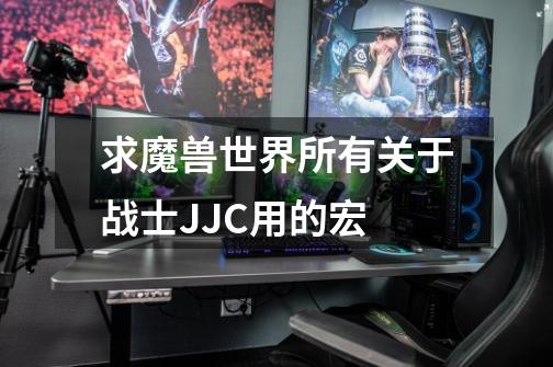 求魔兽世界所有关于战士JJC用的宏-第1张-游戏信息-龙启网