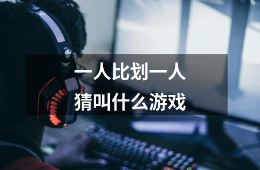 一人比划一人猜叫什么游戏-第1张-游戏信息-龙启网