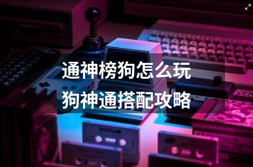 通神榜狗怎么玩狗神通搭配攻略-第1张-游戏信息-龙启网