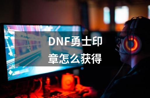 DNF勇士印章怎么获得-第1张-游戏信息-龙启网