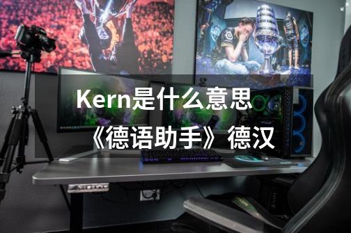 Kern是什么意思 《德语助手》德汉-第1张-游戏信息-龙启网