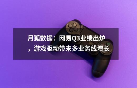 月狐数据:网易Q3业绩出炉,游戏驱动带来多业务线增长-第1张-游戏信息-龙启网