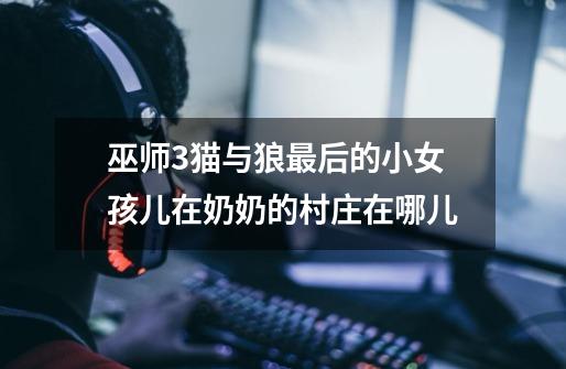 巫师3猫与狼最后的小女孩儿在奶奶的村庄在哪儿-第1张-游戏信息-龙启网
