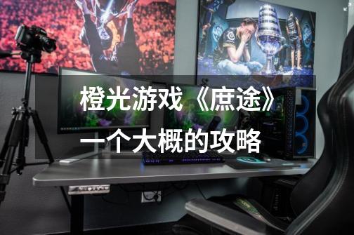 橙光游戏《庶途》一个大概的攻略-第1张-游戏信息-龙启网