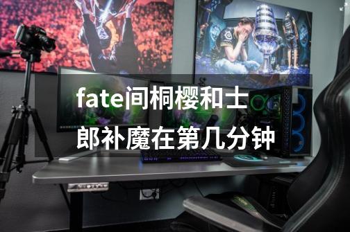 fate间桐樱和士郎补魔在第几分钟-第1张-游戏信息-龙启网