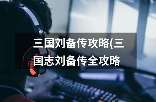三国刘备传攻略(三国志刘备传全攻略-第1张-游戏信息-龙启网