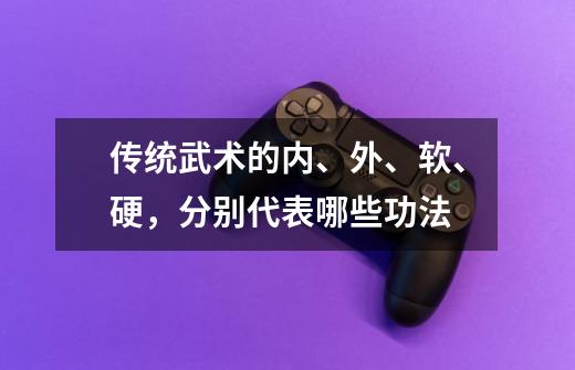传统武术的内、外、软、硬，分别代表哪些功法-第1张-游戏信息-龙启网