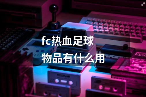 fc热血足球物品有什么用-第1张-游戏信息-龙启网