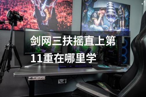 剑网三扶摇直上第11重在哪里学-第1张-游戏信息-龙启网