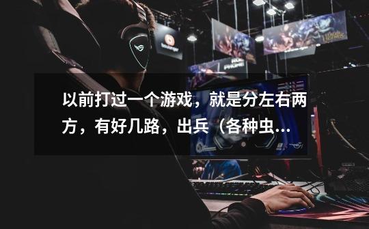 以前打过一个游戏，就是分左右两方，有好几路，出兵（各种虫子），然后还有采集资源的，求游戏名-第1张-游戏信息-龙启网