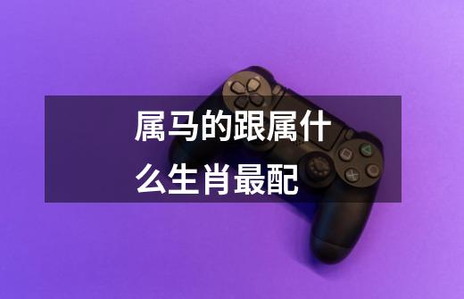 属马的跟属什么生肖最配-第1张-游戏信息-龙启网