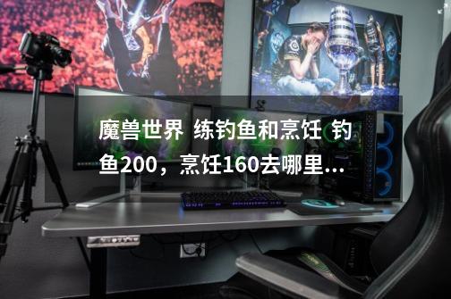 魔兽世界  练钓鱼和烹饪  钓鱼200，烹饪160.去哪里钓鱼去哪里买烹饪用的书啊-第1张-游戏信息-龙启网