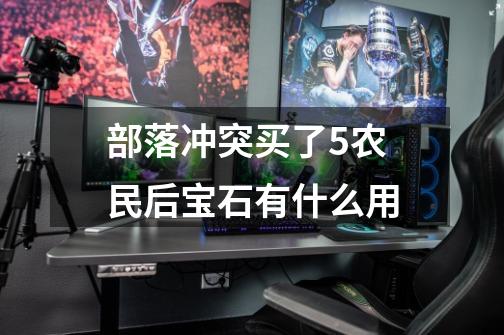 部落冲突买了5农民后宝石有什么用-第1张-游戏信息-龙启网