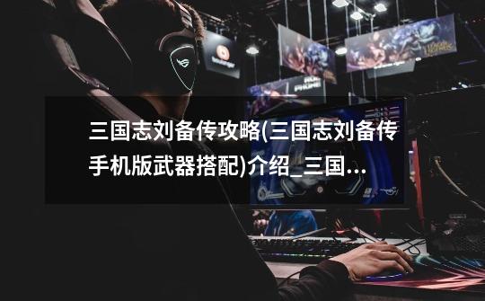 三国志刘备传攻略(三国志刘备传手机版武器搭配)介绍_三国志刘备传攻略(三国志刘备传手机版武器搭配)是什么-第1张-游戏信息-龙启网