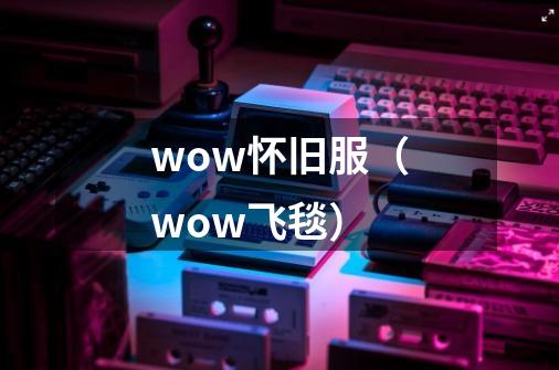 wow怀旧服(wow飞毯)-第1张-游戏信息-龙启网