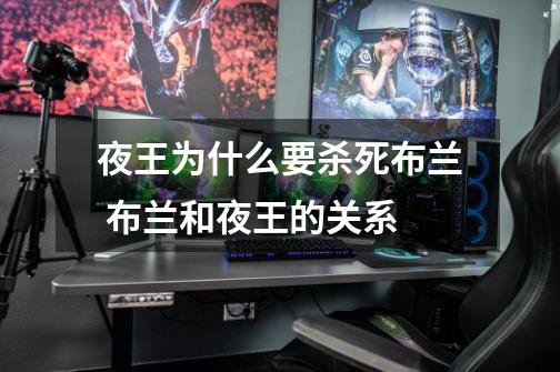 夜王为什么要杀死布兰 布兰和夜王的关系-第1张-游戏信息-龙启网