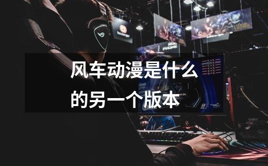 风车动漫是什么的另一个版本-第1张-游戏信息-龙启网