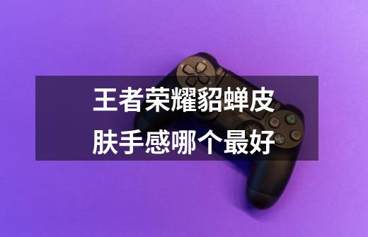 王者荣耀貂蝉皮肤手感哪个最好-第1张-游戏信息-龙启网