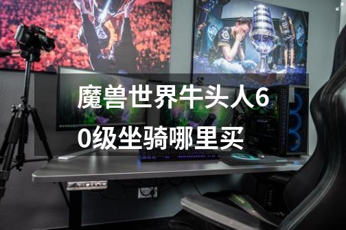 魔兽世界牛头人60级坐骑哪里买-第1张-游戏信息-龙启网