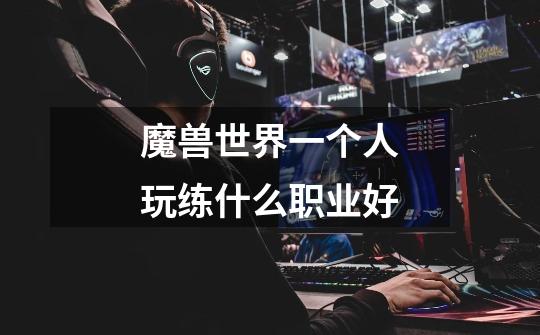 魔兽世界一个人玩练什么职业好-第1张-游戏信息-龙启网