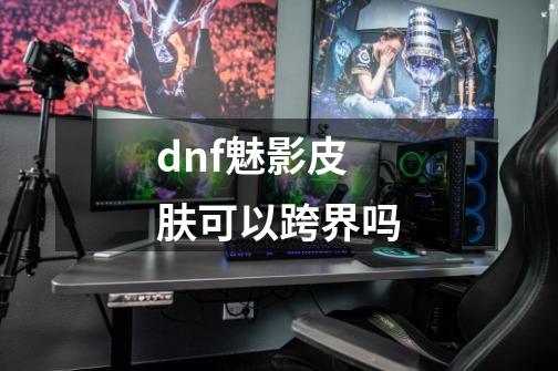 dnf魅影皮肤可以跨界吗-第1张-游戏信息-龙启网