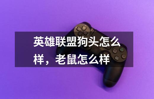 英雄联盟狗头怎么样,老鼠怎么样-第1张-游戏信息-龙启网