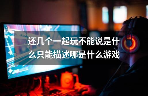 还几个一起玩不能说是什么只能描述哪是什么游戏-第1张-游戏信息-龙启网