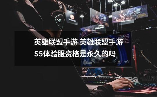 英雄联盟手游 英雄联盟手游S5体验服资格是永久的吗-第1张-游戏信息-龙启网