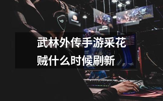 武林外传手游采花贼什么时候刷新-第1张-游戏信息-龙启网